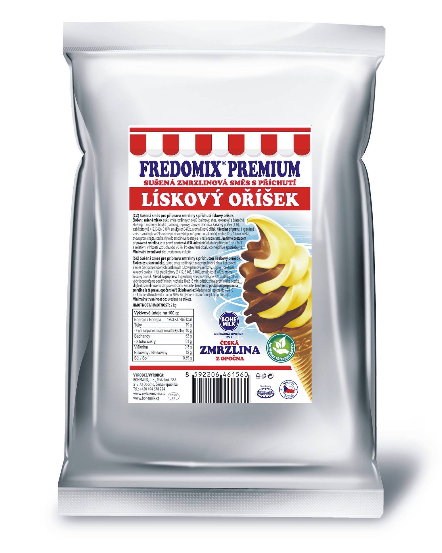 FREDOMIX PREMIUM Lískový oříšek, 2kg